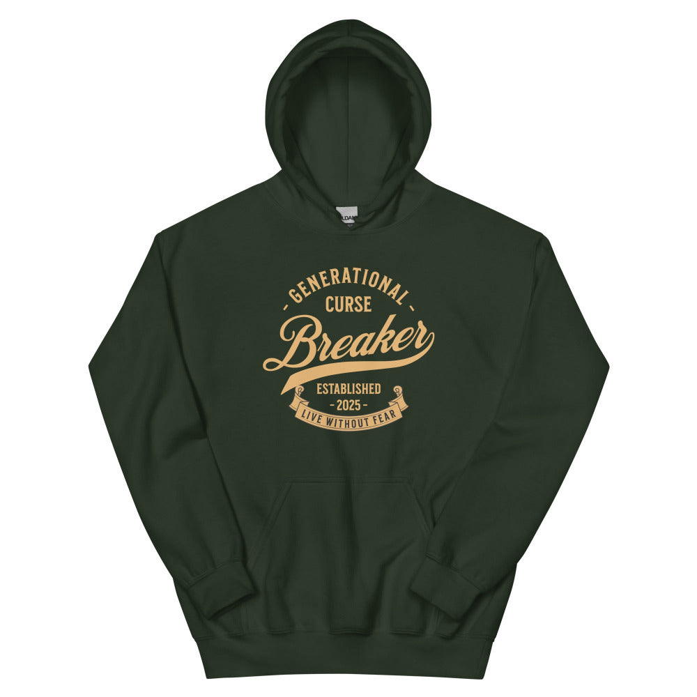 Generational Curse Breaker Hoodie - Forest Green Color - https://ascensionemporium.net
